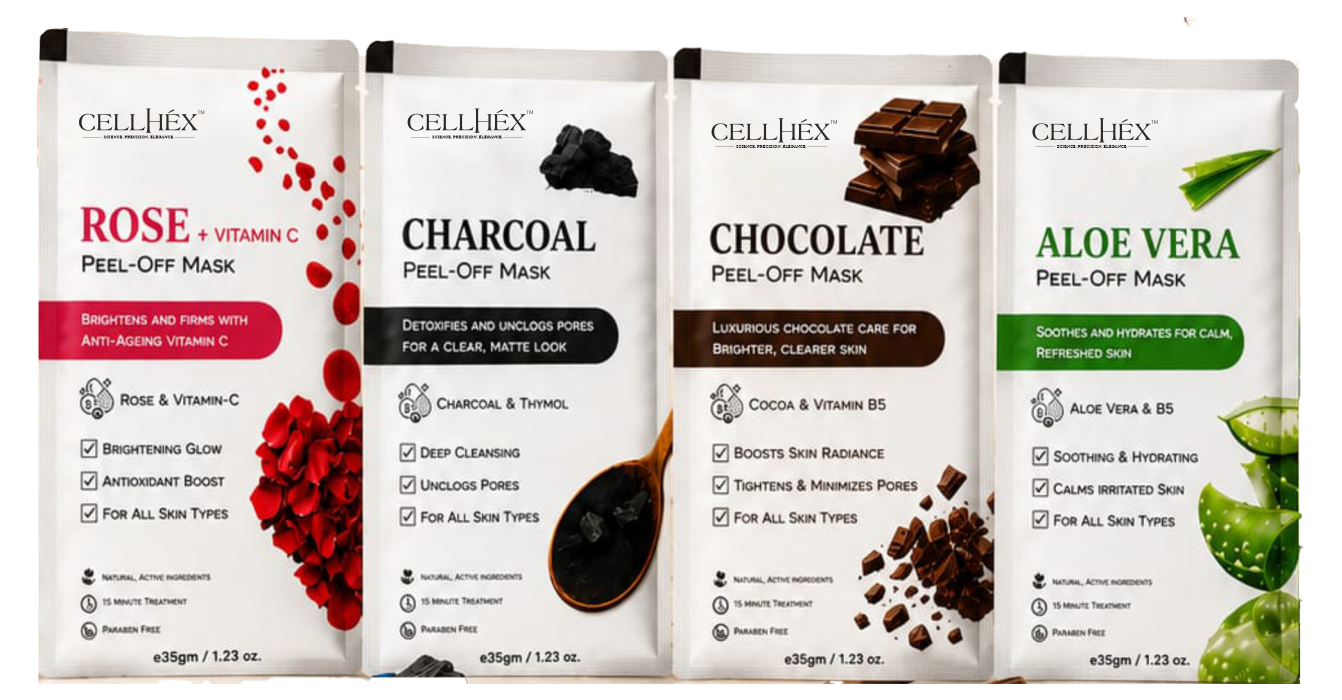CellHéx Peel-Off Masks